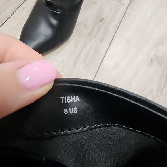 Beau & Ashe Tisha Black Bootie with White Piping Woman's Size 8 - Picture 9 of 9